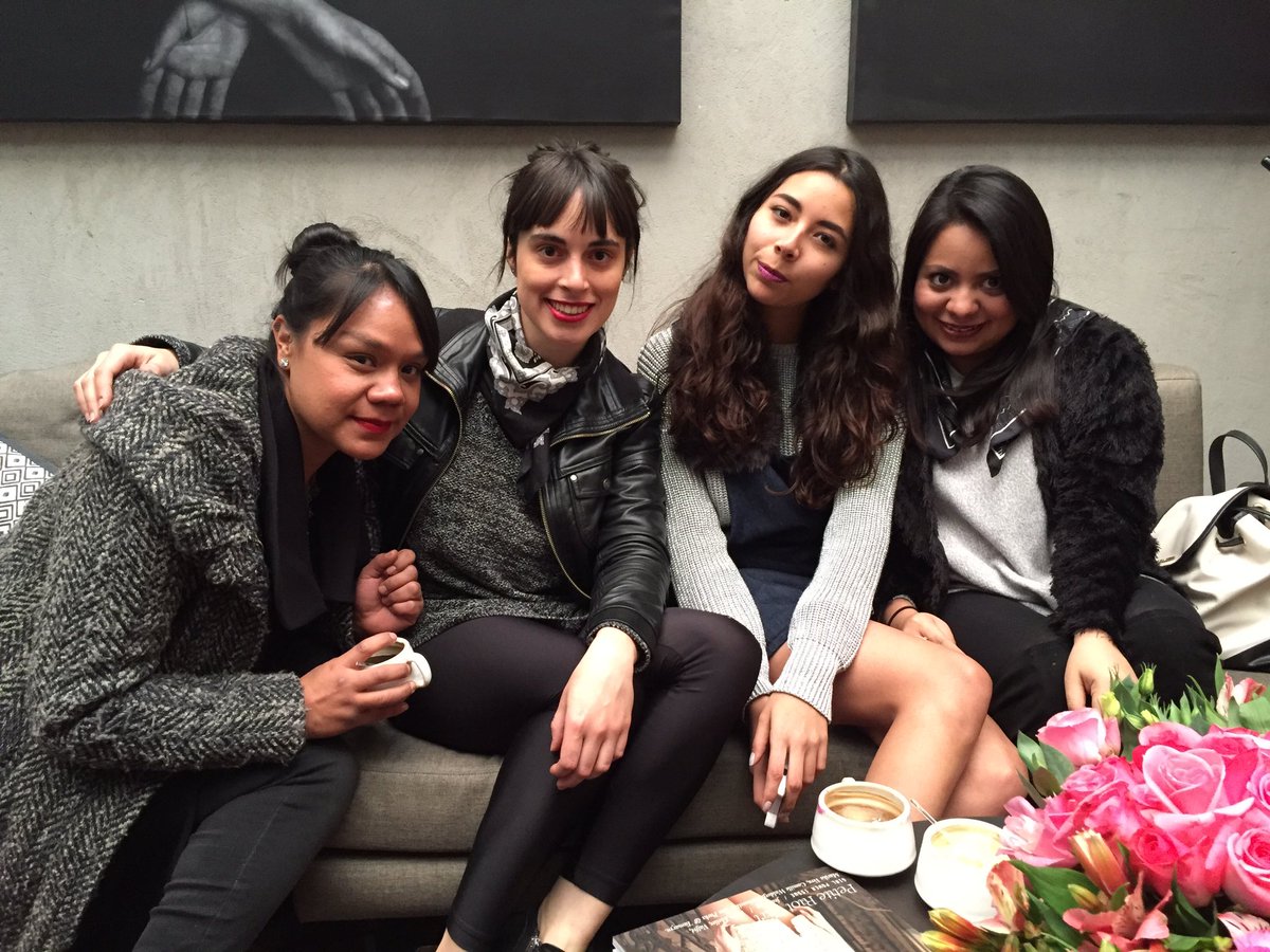 dna_magazine's tweet photo. Cool cats 💄✨ @Timberland_MX | @karamir @pamroches @dannivalero @ferciss #DNAparty https://t.co/J2WBZxMvBp