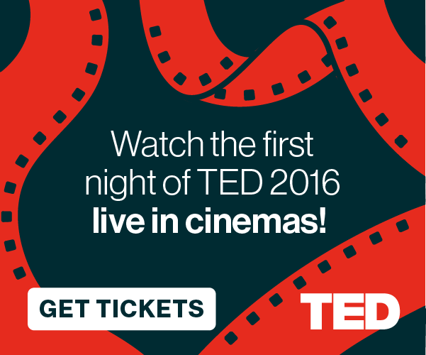 Watch #TED2016 live in the select theatres! Get your tickets: t.ted.com/GYVSgyi In #yxe on February 15.