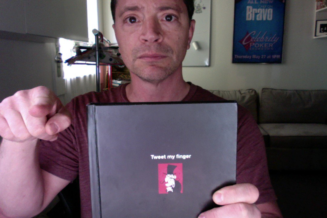 My sister Toby made me 1. Only 1 copy exists. For 7K it's yours. RT <a href="/sanityandtacos/">((rhymnocerox)))</a>  I'd buy a book of your tweets.