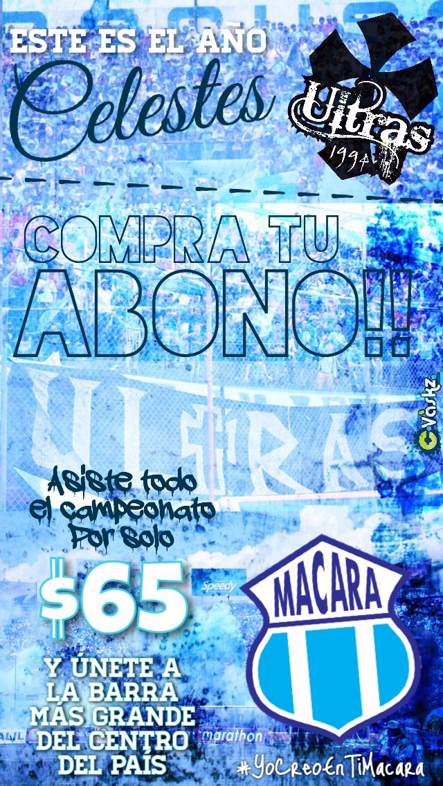 UltrasMacara's tweet photo. Apoya al ídolo de Ambato! Y únete a la barra más grande del centro del país!! 
inf.0987030230 @Macara_Oficial https://t.co/q2OiQgokWs