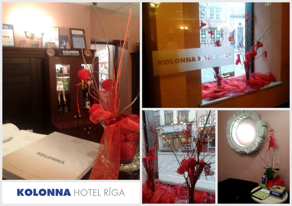 KOLONNA Hotel Riga welcoming you to enjoy relaxing moments with your other half and get surprise upon arrival!