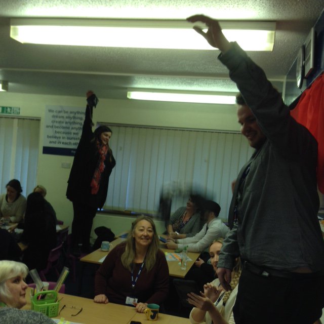 FreshwatersAcad's tweet photo. Thanks to Amy and Mandy from #KeysMeadow for the invigorating #science training they delivered to our amazing staff. https://t.co/YtDShwesWb