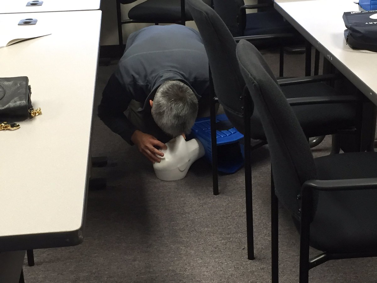 centralcountyfd's tweet photo. CPR Training going on now with Captain Joe Bunnell. https://t.co/MYRzHV2os2