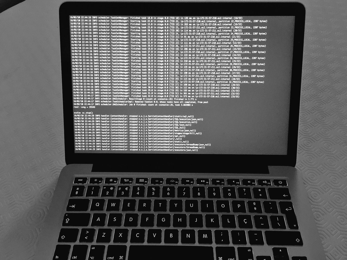 JoaoVasques's tweet photo. Burning the midnight oil with @ApacheSpark and #bigdata at @Talkdesk 🖥💣🚀 #talkdesk #talkdeskengineering #ApacheSpark https://t.co/BRuyqoklnz