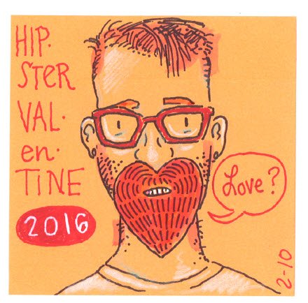 OpalBinia's tweet photo. #hipster #valentine #apostitnoteaday #ValentinesDay #ginger #WhatIsLove #BabyDontHurtMe #DontHurtMe #NoMore https://t.co/59jgJNCDBE