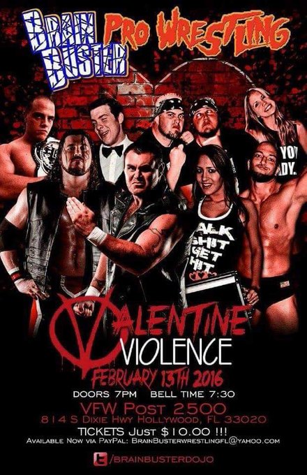 *SouthFLA* come out to VFW Post in Hollywood this Sat, Feb13 Bell Time 7:30 @brainbusterdojo #SupportIndyWrestling<a href="/tag/supportindywrestling"class="tags"><span>#supportindywrestling</span></a>