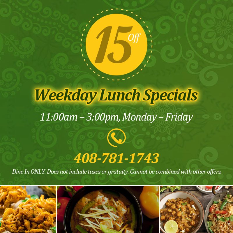 For Weekday Lunch Specials Offer and more visit! mantraah.com/offers/