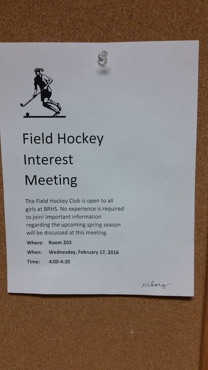 Interest Meeting being held on Wednesday February 17th!