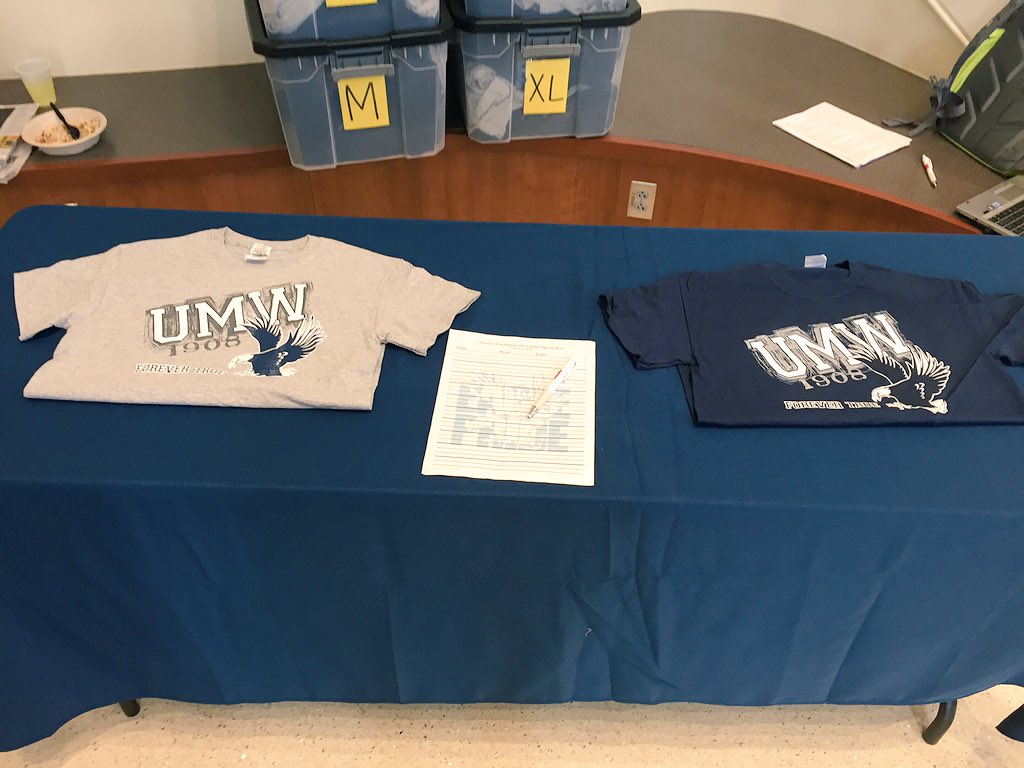UMWTalons's tweet photo. #MaryWashWednesday #SwagSwap https://t.co/S5YO4gFfkG
