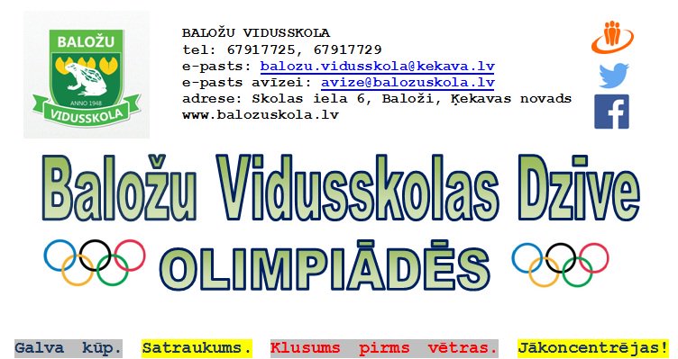 Jaunais avīzes numurs nu ir klāt!
Ieskaties! balozuskola.lv/content/upload…
