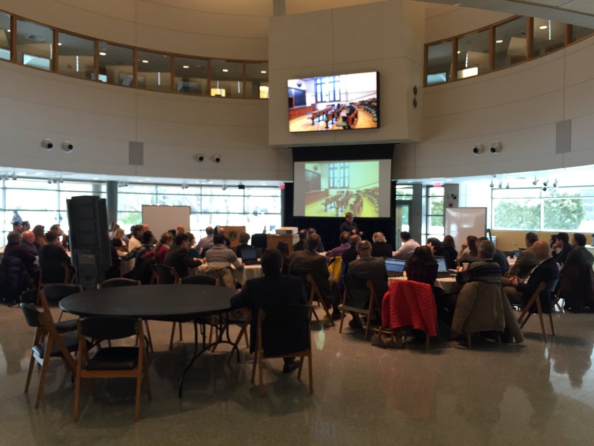 Dr Julie Schell presenting to Bryant faculty on engaged teachng and learning