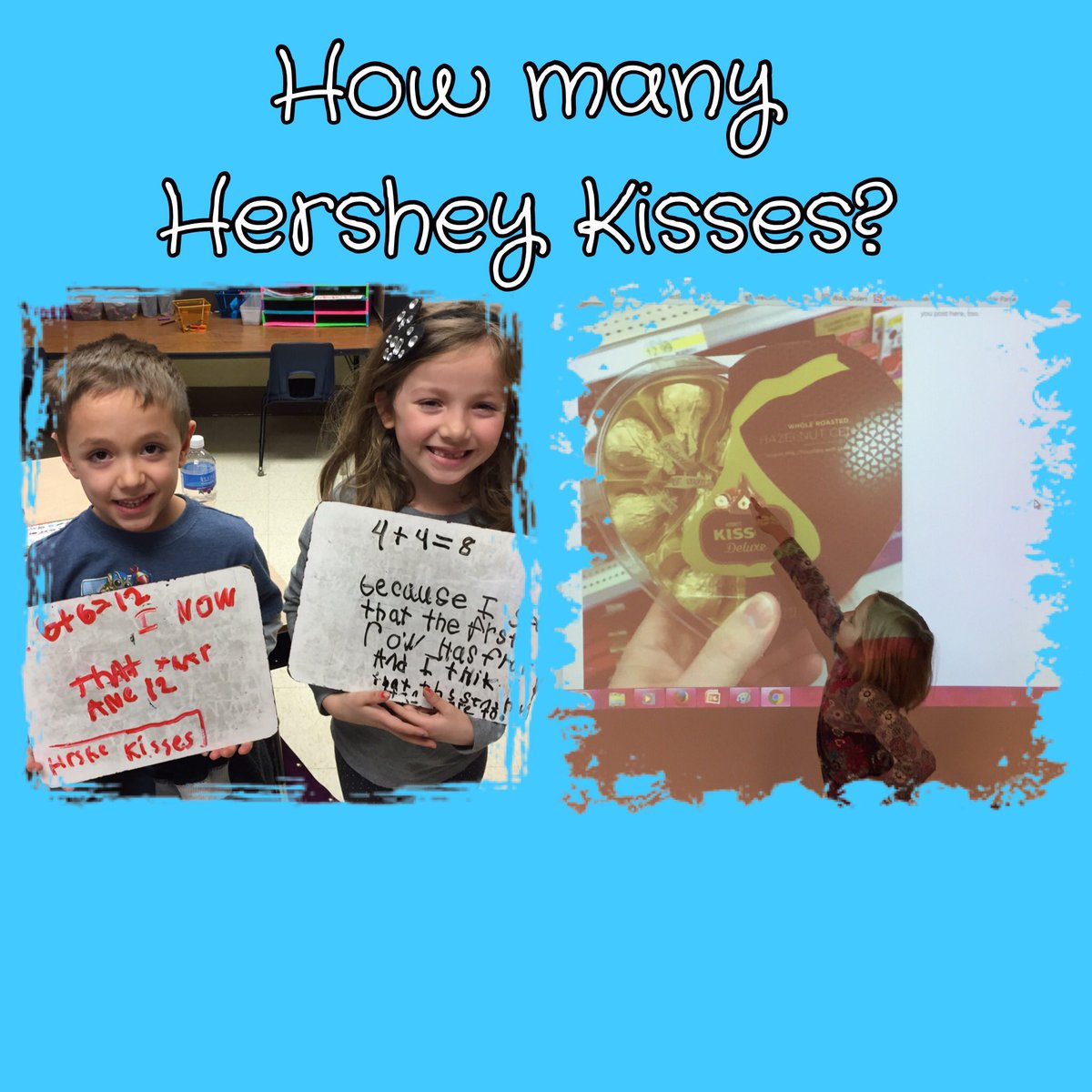 MrsSWadsworth's tweet photo. Practiced #BSESMP2 w/a pic of unknown amounts. Ss ❤️estimating the amount using doubles facts. We all guessed wrong! https://t.co/UmcT2ikSM4