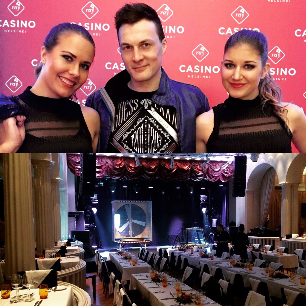 Winners #Gala at @casinohelsinki with a magical twist. #vaikutuhetkessä #illusionist #illusionshow #stepupdancers