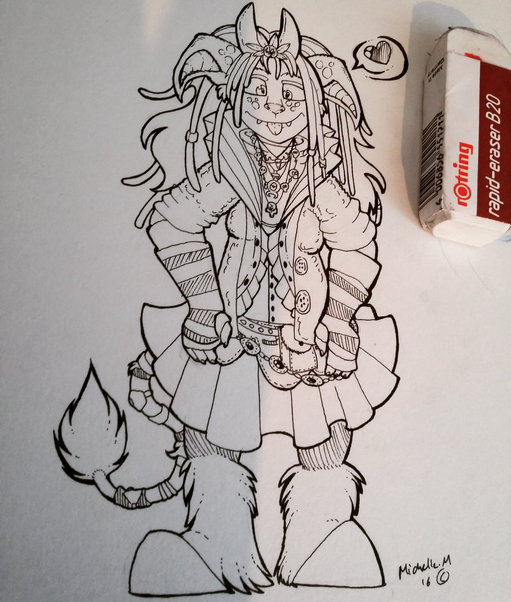 TrollsCanPaint's tweet photo. #doodle #drawing #troll #ink #troglit 
Rotting pens are good fun! https://t.co/p5oSk6DSo4