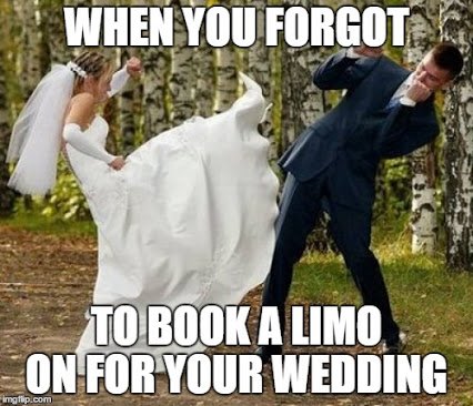 ACLimousine's tweet photo. Don't let this be the situation on your special day. https://t.co/Jov1FyBFBB