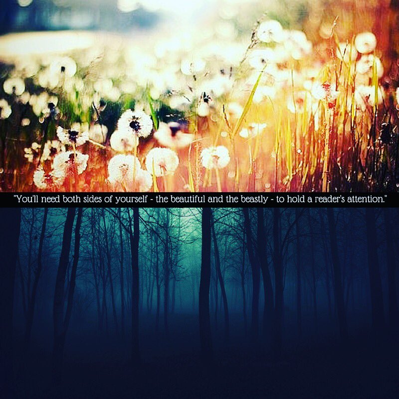 TSRLitMag's tweet photo. Our #WednesdayWriterWisdom comes from @marykarrlit! Which do you struggle more with - the #beautiful or the #beastly https://t.co/ZJcUgZZfiq