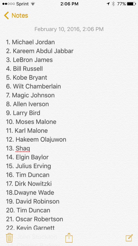 MyNBA2kAllDay's tweet photo. @BB8Rod here's my list didn't spend much time but yeah https://t.co/mWAitoWYNp