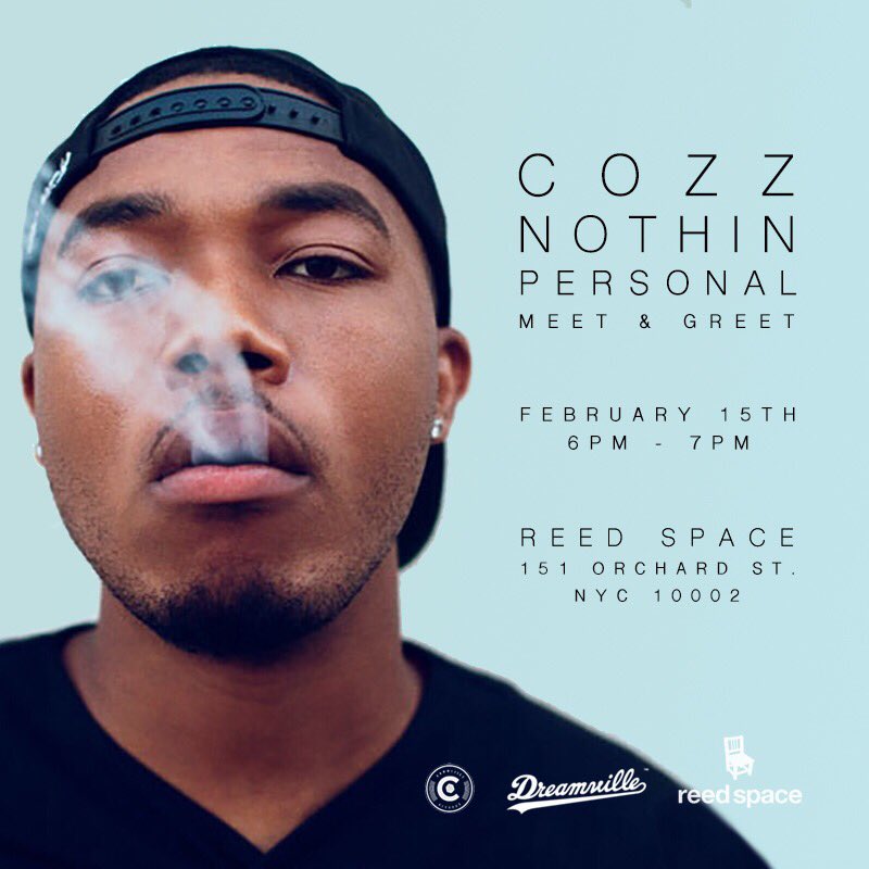 Dreamville's tweet photo. #NothinPersonal @cody_macc 2/15 at the @reedspace #MitteGang https://t.co/wz4xvBMfdy