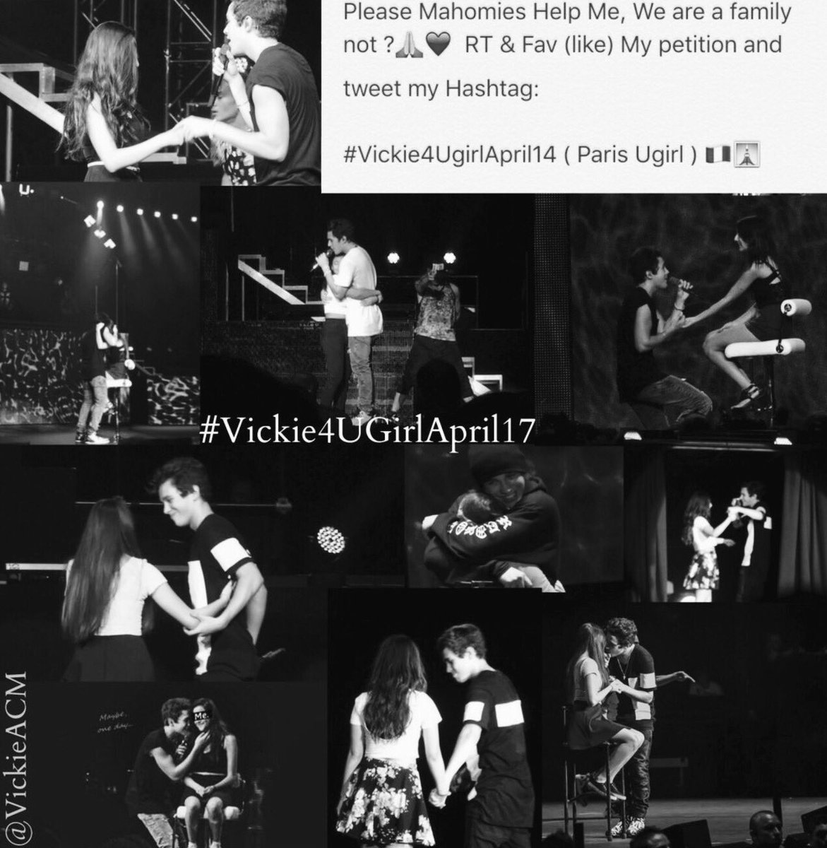 VickieACM's tweet photo. My new UGirl petition! 
RT &amp; tweet #Vickie4UGirlApril17 🇫🇷
@blumsteinmike @RoccoValdes @CPasalodos @AustinMahone https://t.co/xTL4HLVFUC