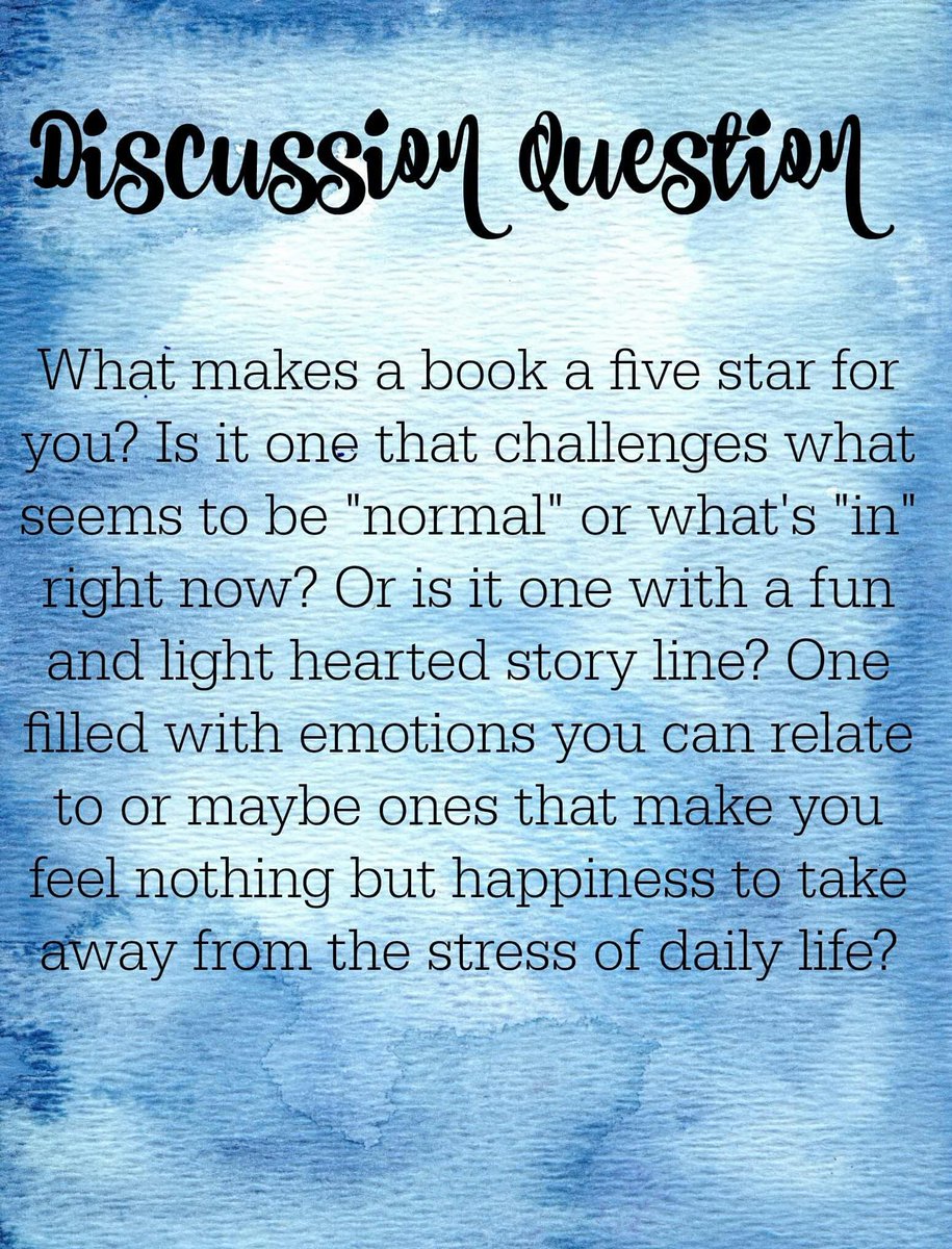 daniellewritess's tweet image. #discussionquestion #bookworm #fivestarread