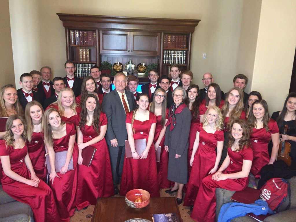 Many thanks to the Morgan High School Choir. Their performance was amazing on both the House and Senate floors today
