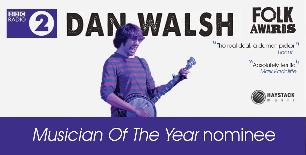HaystackM's tweet image. Well done @danwalshbanjo we're so pleased for you.
