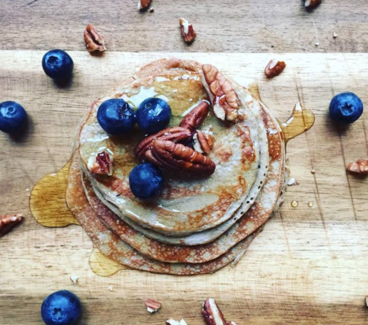 kaleandhearty's tweet photo. Squeaky clean #Paleo Pancakes made with just 3 natural ingredients https://t.co/NNJEueng2J #paleodiet #paleohacks https://t.co/WjjVT9qmkG