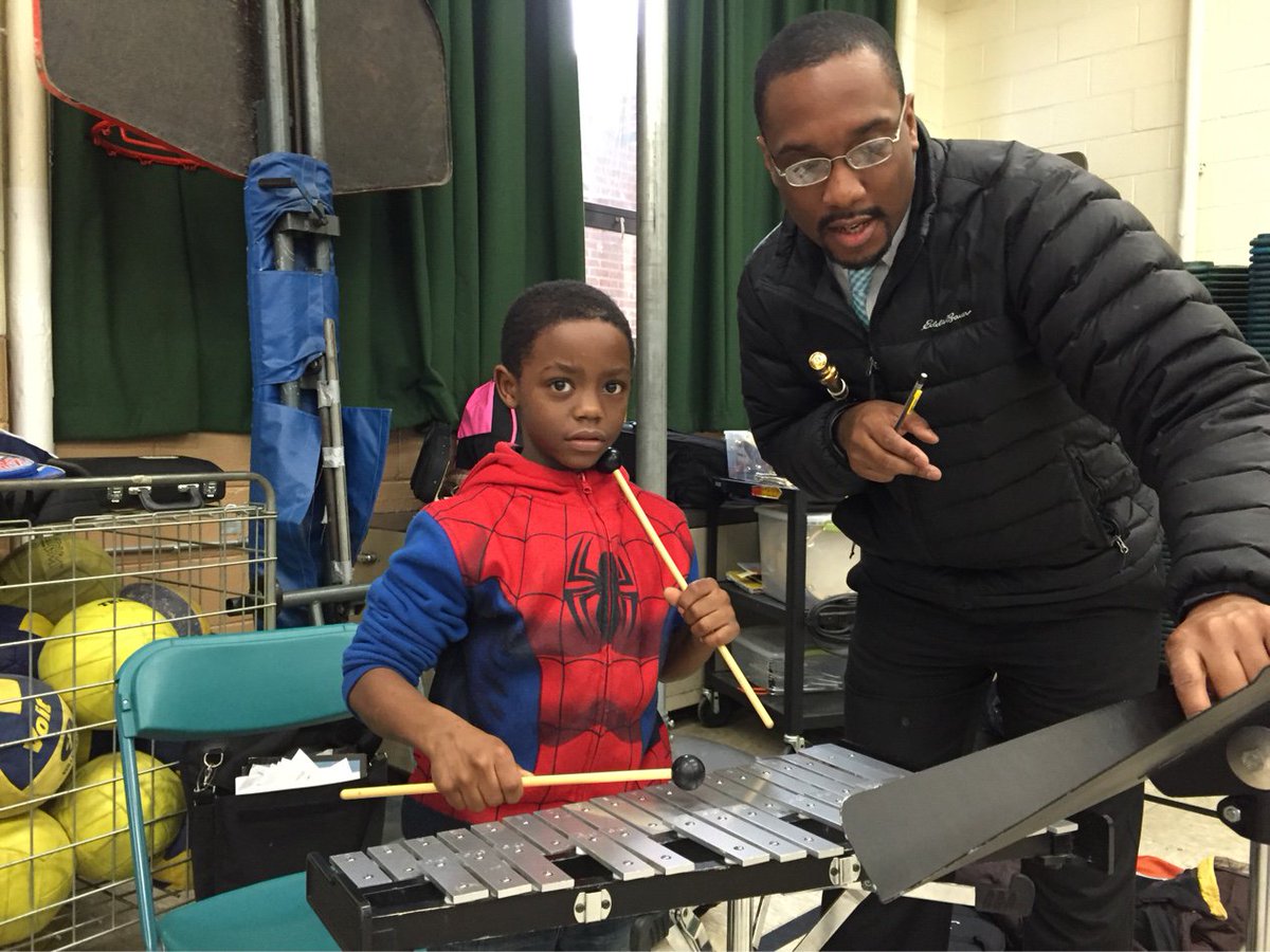 Daelin is a second grade percussionist and the youngest musician in orchestra! Here he... goo.gl/4X752i