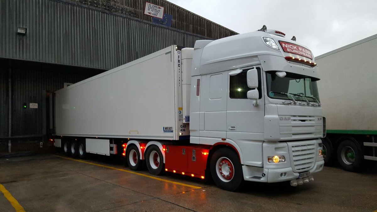 One of our DAFs! Half-way finished... Air brushing coming soon! Watch this space #NFE #DAF <a href="/DAFTrucksUK/">DAF Trucks UK 🇬🇧</a>