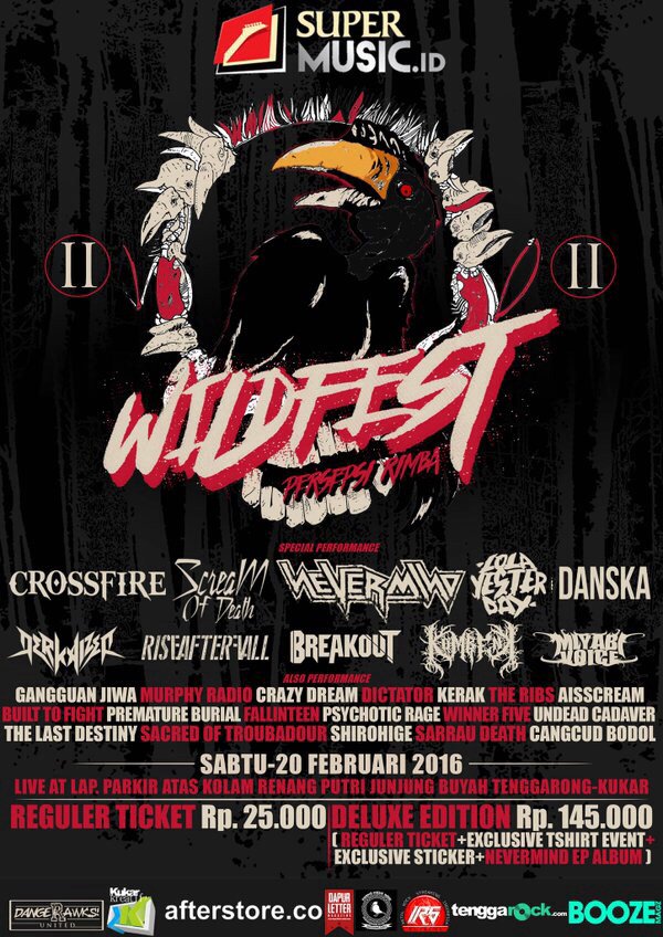 SuperMusic_ID's tweet photo. #WILDFEST2, 20 Februari 2016 at Lap. Parkir Tribun Kolam Renang Putri Junjung Buyah Tenggarong, Kukar. https://t.co/eqf0CC9ips