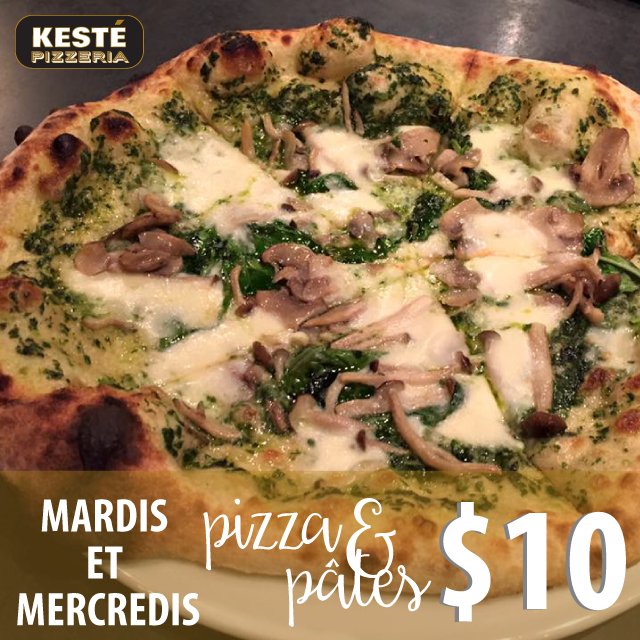 kestemtl's tweet photo. Why cook tonight???
Tonight #Pizza &amp; #Pasta menu $10, Wines starting at $5!
#mtl #montreal #MileEndMontreal #514 https://t.co/yzm5LAaqJp