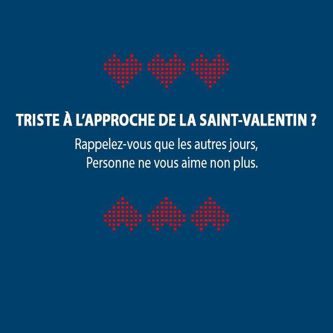 Escaledenuit Triste A L Approche De La Saint Valentin Rappelez Vous Que Les Autres Jours Personne Ne Vous Aime Non Plus T Co Wyjxjrdyq1 Escaledenuit Triste A L Approche De La Saint Valentin Rappelez Vous Que Les Autres Jours Personne Ne Vous Aime Non Plus T Co Wyjxjrdyq1