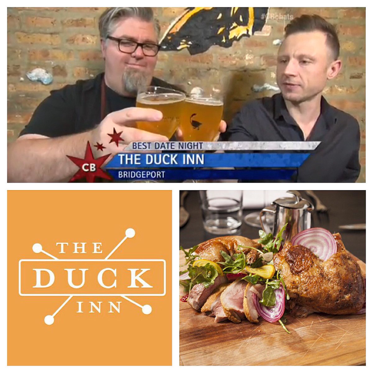 BillyDec's tweet photo. "Best Date Night!" via @ChicagosBestTV fts @DuckInnChicago! What's your FAV spot? Video: https://t.co/C2Igf3h4l9 https://t.co/7IQNMUMSgx