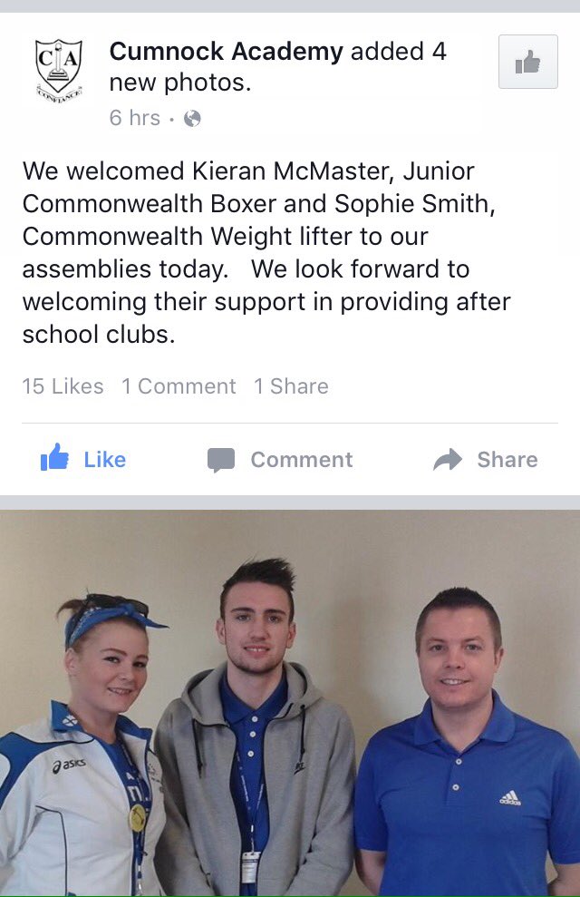 Northwestabc's tweet photo. @eacSport sports mentors @KieranMcMaster_ &amp; Sophie Smyth taking sport direct to Schools. @bringbackboxing @RichTho https://t.co/KAoOe8geT8