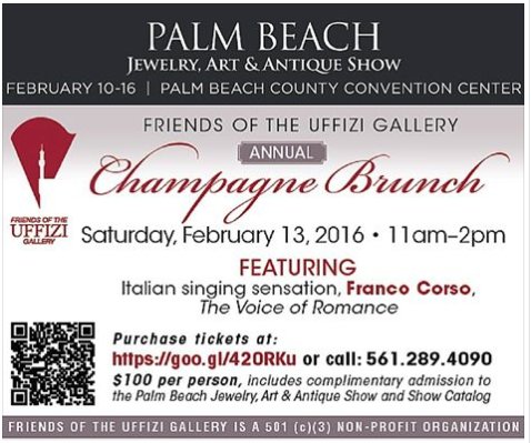 Friends of Uffizi (@friendsofuffizi) on Twitter photo Join us for brunch Saturday #PalmBeachJewelryArtsAntiquesShow <a href="/PBConventionCtr/">Palm Beach County Convention Center</a> <a href="/UffiziOrg/">Uffizi Guide</a> Join us for brunch Saturday #PalmBeachJewelryArtsAntiquesShow <a href="/PBConventionCtr/">Palm Beach County Convention Center</a> <a href="/UffiziOrg/">Uffizi Guide</a>