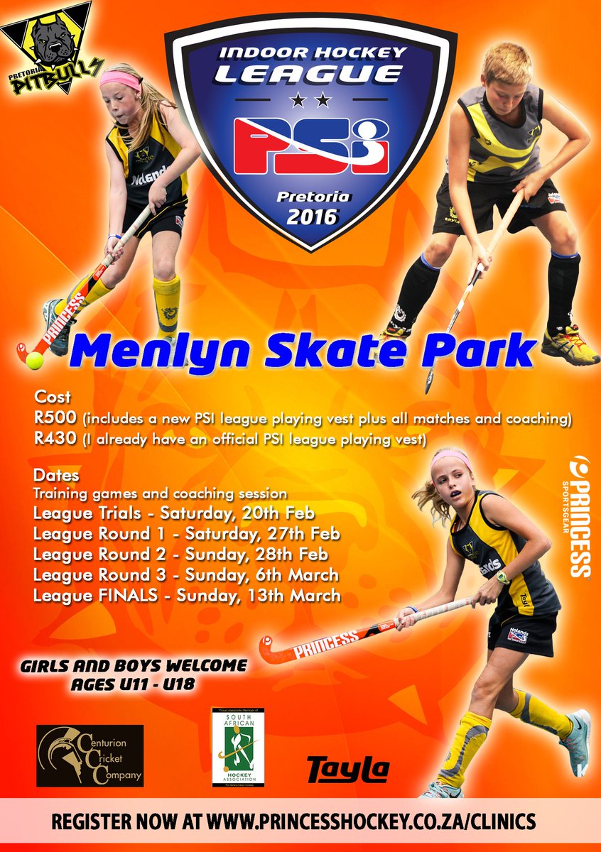 <a href="/PSIPitbulls/">PSI Pretoria Pitbulls</a> is making 2016 the year to remember!!  Come and join the awesomeness!  <a href="/PRINCESS_Hockey/">Princess SA</a> <a href="/PSiHockey/">PSi Hockey</a>