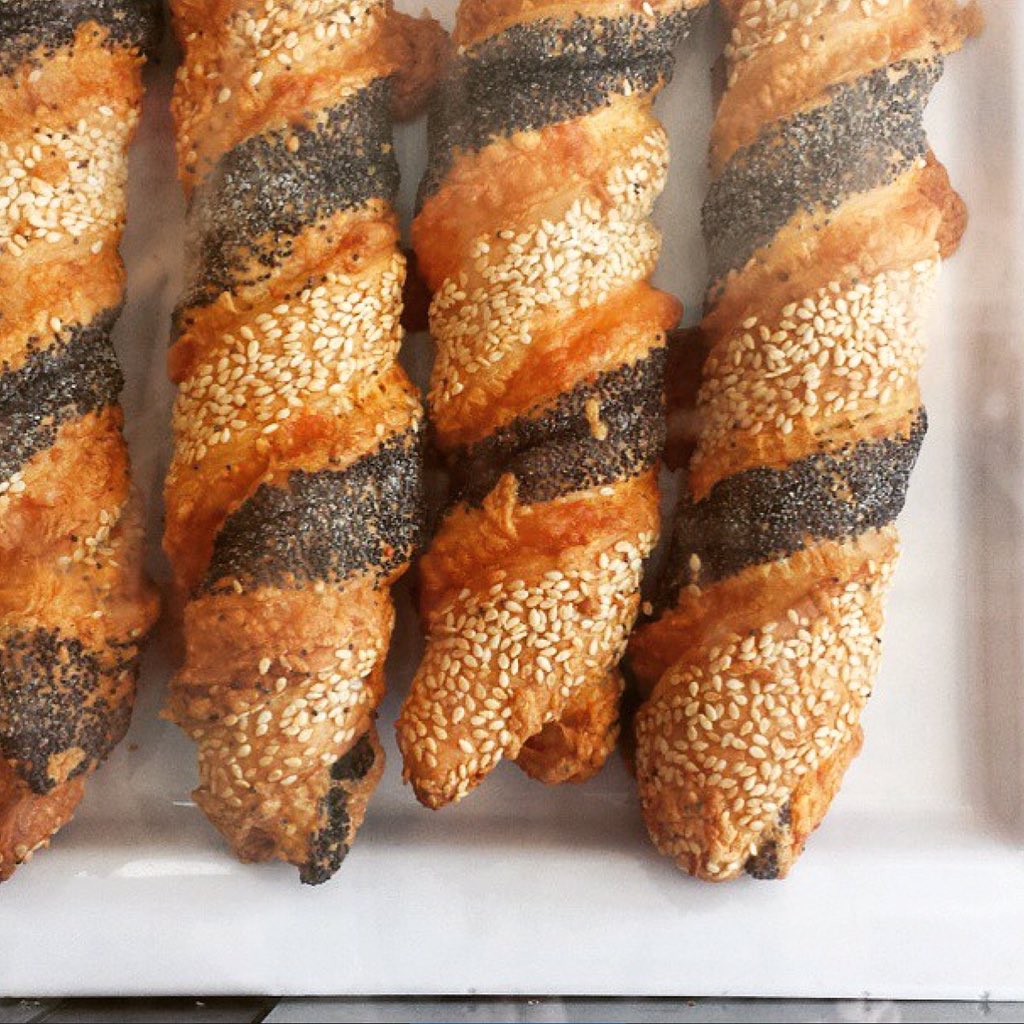 Cheese twists for lunch today. #lunchtime 📷 c/o @chicswithknives