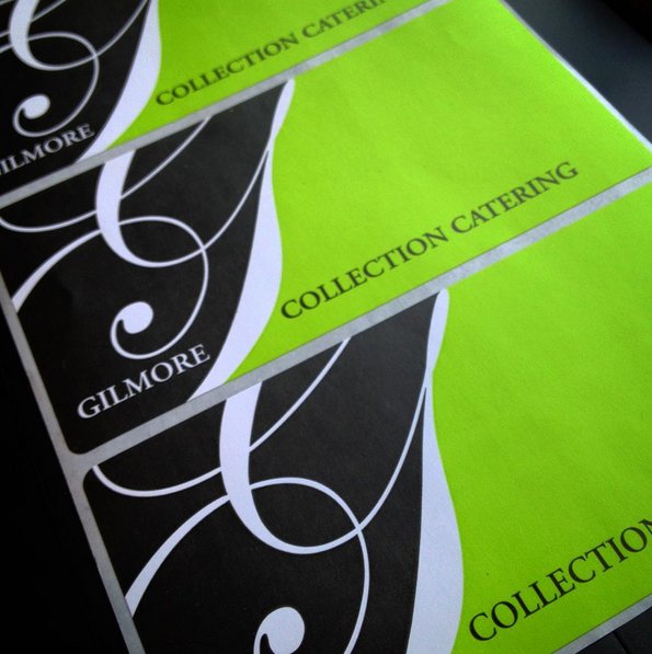 websticker's tweet photo. Loving the design and coloring on these #matte #paperlabels printed for @gilmorecatering! https://t.co/RODMCY03wk