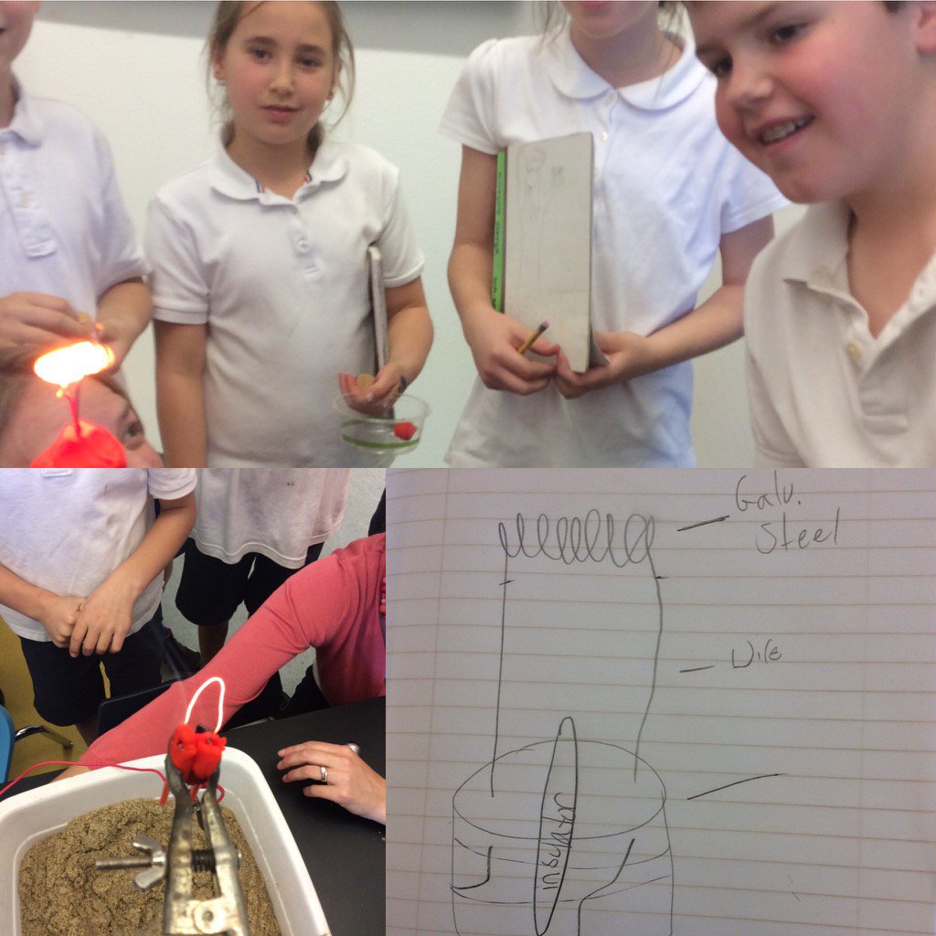 sciteach212's tweet photo. Design &amp; testing light bulbs in 4th grade #science @HillbrookSchool #makered #inventing #minimakers https://t.co/NUMGrmd9bG