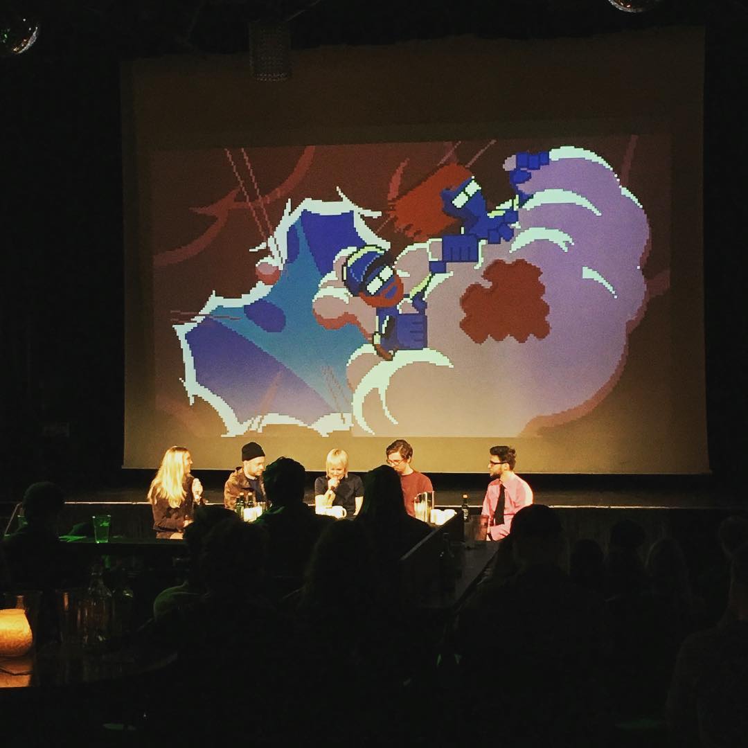 Gronnskjerm's tweet photo. Tusen takk til alle filmskapere, panelet, publikum under musikkvideovisningen vår! @parkteatret @NMVA2016 https://t.co/xA8BkNZT0M