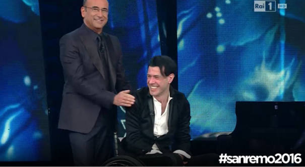 ilsecoloxix's tweet photo. #Sanremo2016. Il maestro @eziobosso ci regala un'emozione di musica e parole. Grazie.
https://t.co/hGvMV32H4G https://t.co/Fj37X0dTq8