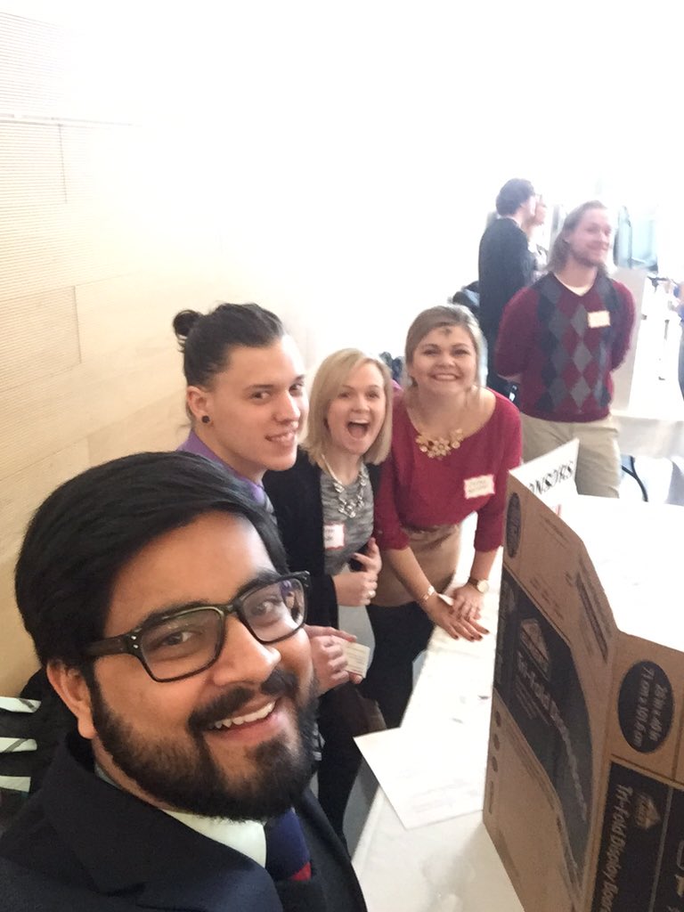 We're having a blast meeting different firms at the Reverse Career Fair! #Marketing