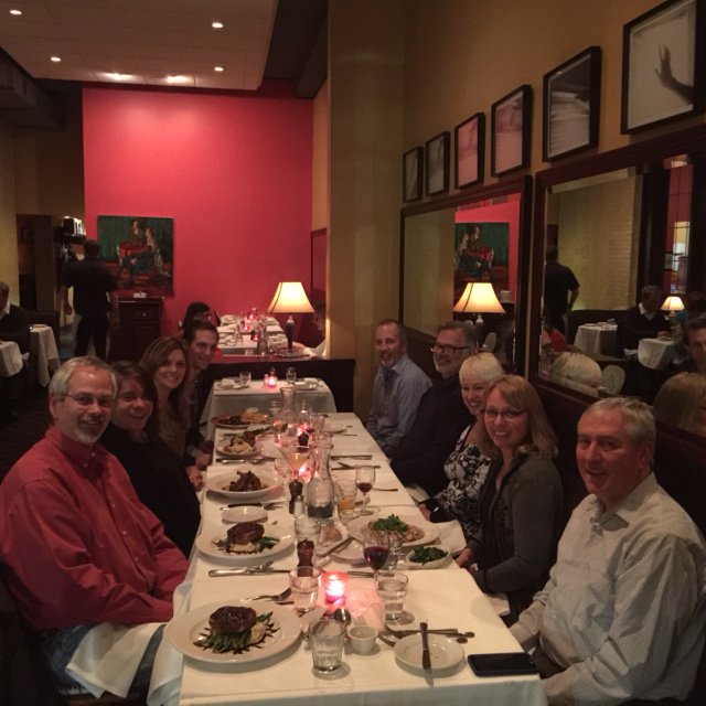 slynn_hall's tweet photo. Peer group power!  Roundtables feed you professionally - and literally.  #COSBE #Roundtables https://t.co/c2PQKtiSaX