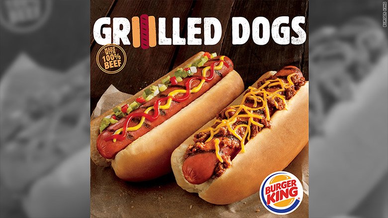 CNN's tweet photo. .@BurgerKing is about to start selling hot dogs https://t.co/JGZaEurVlH https://t.co/cOFkG2vD90