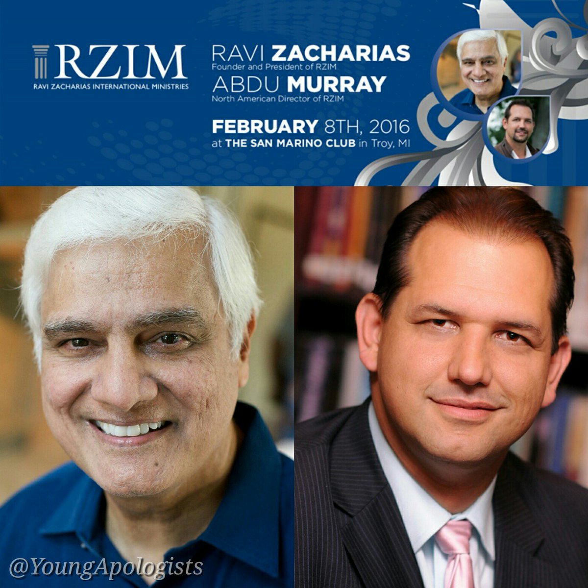YoungApologists's tweet photo. "We have a generation that listens with their eyes and thinks with their feelings."
-Ravi Zacharias
#rzimmidwest https://t.co/5x3BGoxGmh
