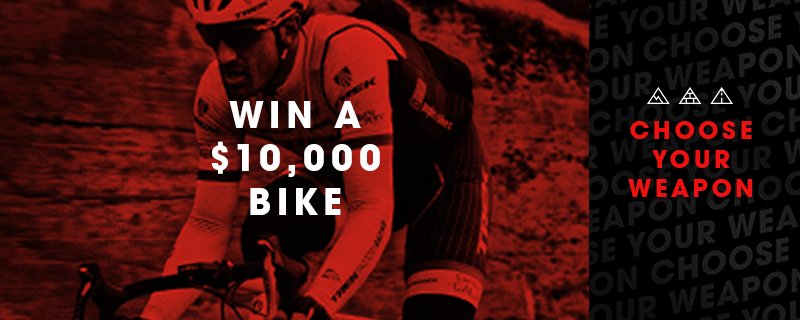 Want to win a $10,000 road bike? Choose from Madone, Domane, Emonda and Silque. Enter here: ow.ly/X8B3V