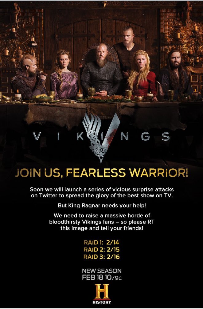 LizJMercado's tweet photo. .@HistoryVikings Another #SoulTaking  Season awaits #MaytheNorsebeWithYou 🔥 https://t.co/6puufK1pEG