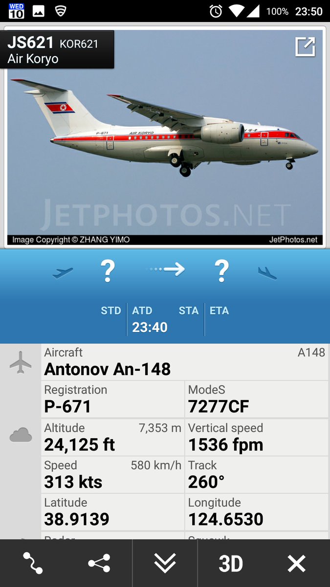CivMilAir's tweet photo. North Korea - Air Koryo
AN148 #P671 JS621
https://t.co/hdvMWpmioF https://t.co/bQtaKyqJxr