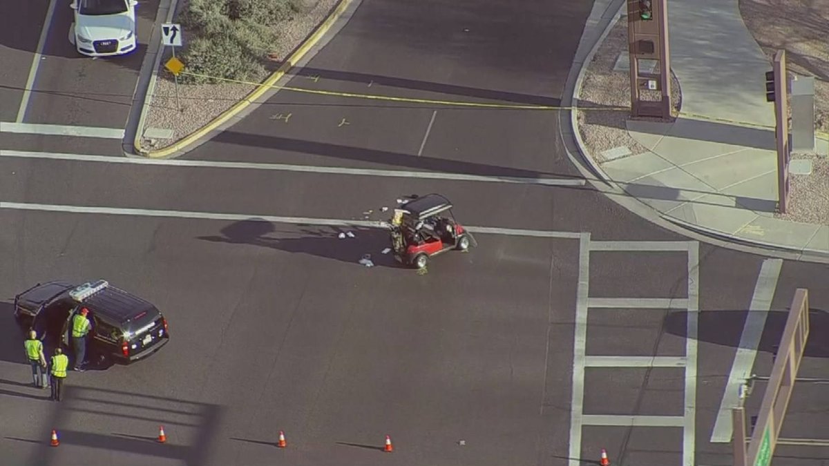 BREAKING 76yearold man injured in Goodyear golf cart crash