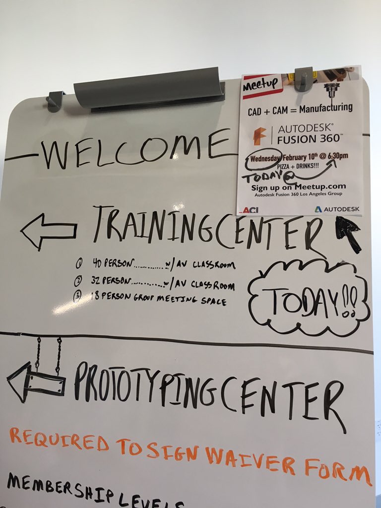 Curt_Chan's tweet photo. Don't forget the 1st #Fusion360 tonight @LACI! #puralsight &amp; @SyncFab will be speaking as well! https://t.co/EuuForWYF8